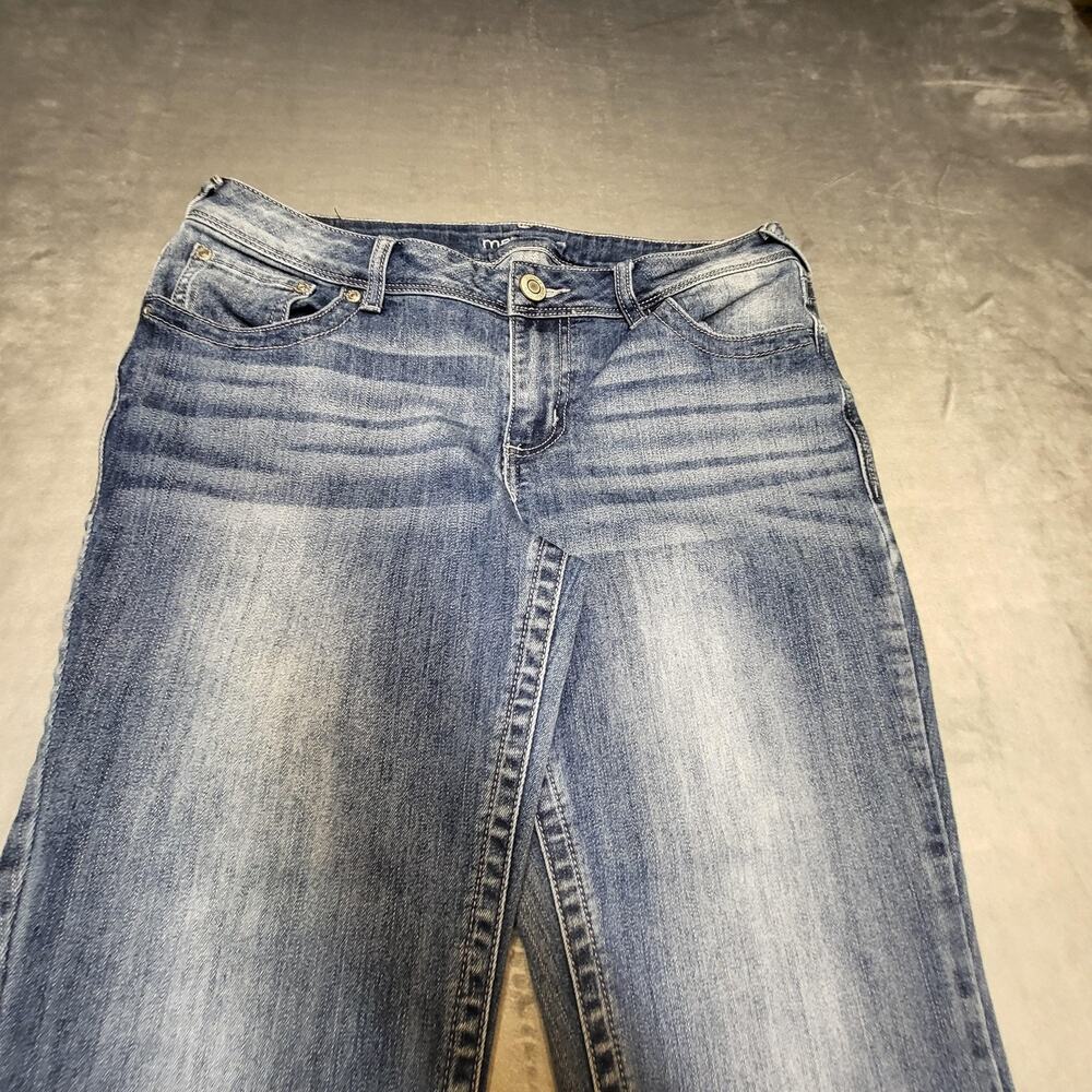 Maurices Jeans Womens 8 Short Blue Bootcut Light Wash Stretch 5-Pocket - Picture 2 of 10